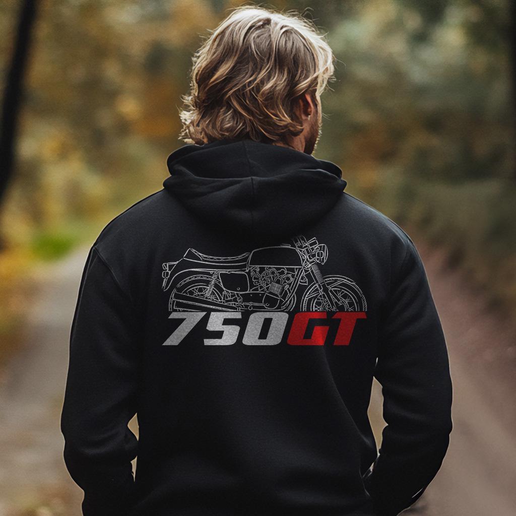 MV Agusta 750 GT 1972 - 1974 Inspired Hoodie - Motorcycle Sweatshirt for Riders