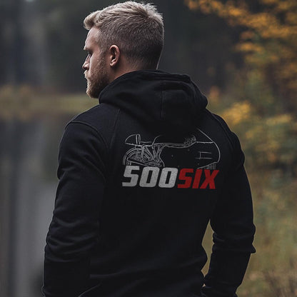 MV Agusta 500 Six 1958 Inspired Hoodie - Motorcycle Sweatshirt for Riders