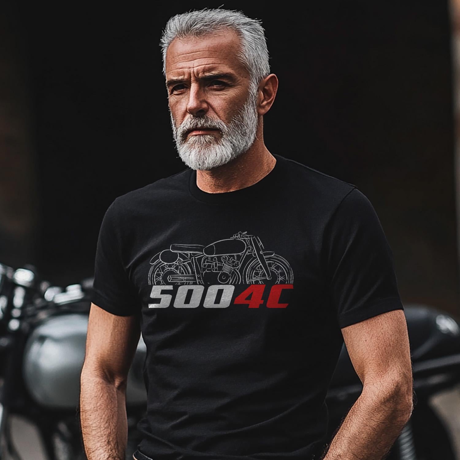 MV Agusta 500 4C Inspired T-Shirt - Motorcycle Tee Shirt for Riders