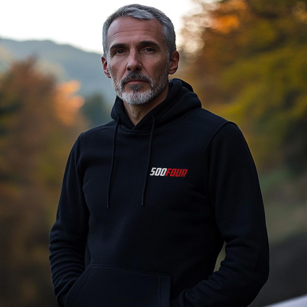 MV Agusta 500 Four 1973 - 1976 Inspired Hoodie - Motorcycle Sweatshirt for Riders