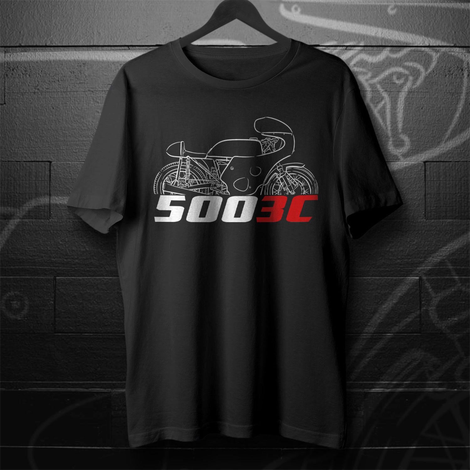 MV Agusta 500 3C Inspired T-Shirt - Motorcycle Tee Shirt for Riders