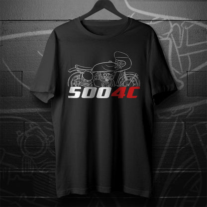 MV Agusta 500 4C Inspired T-Shirt - Motorcycle Tee Shirt for Riders