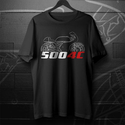 MV Agusta 500 4C Inspired T-Shirt - Motorcycle Tee Shirt for Riders