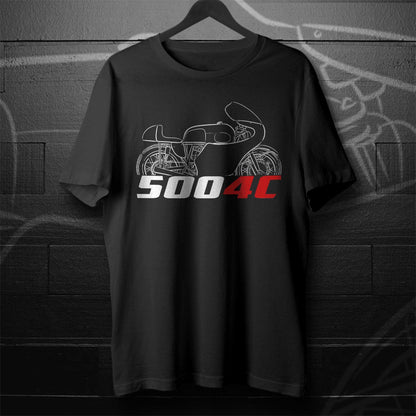 MV Agusta 500 4C Inspired T-Shirt - Motorcycle Tee Shirt for Riders