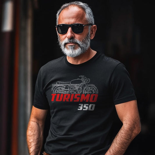 MV Agusta 350 Turismo 1970 - 1971 Inspired T-Shirt - Motorcycle Tee Shirt for Riders