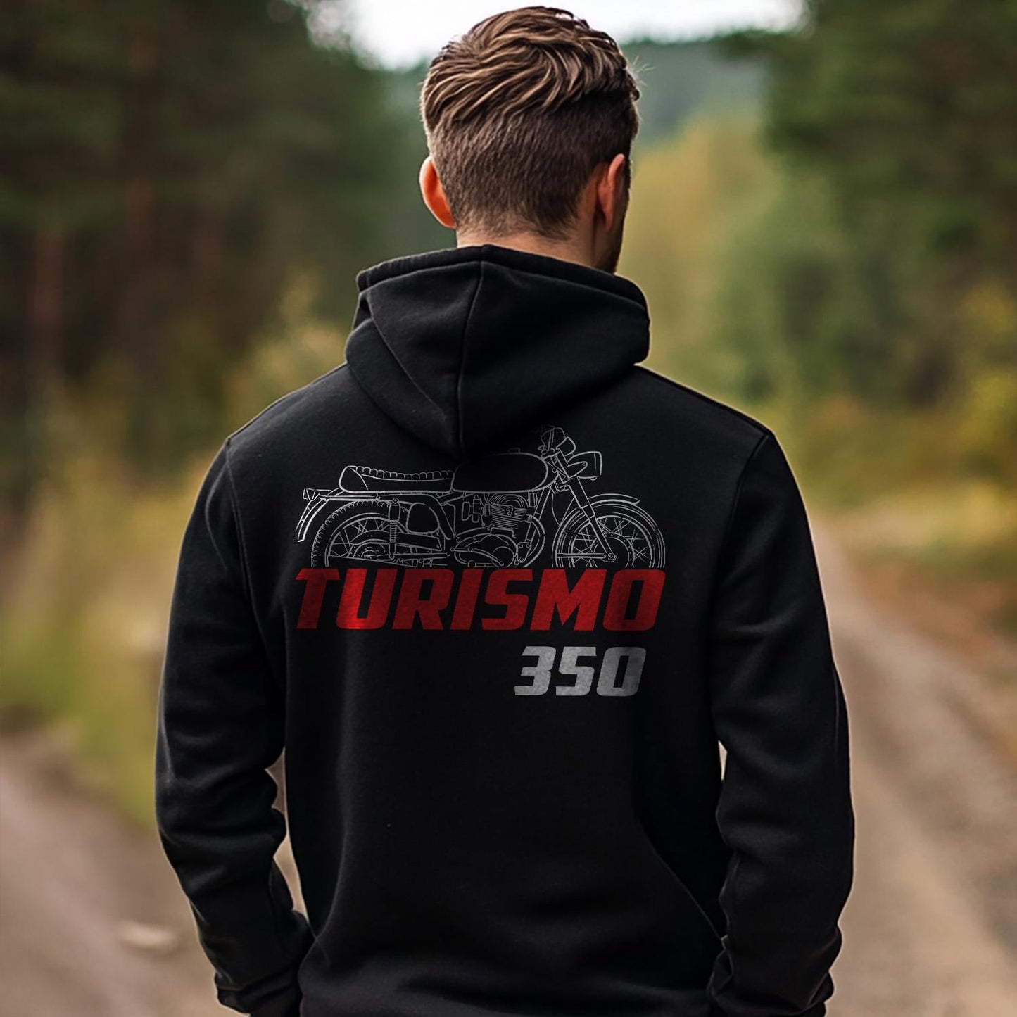 MV Agusta 350 Turismo 1970 - 1971 Inspired Hoodie - Motorcycle Sweatshirt for Riders