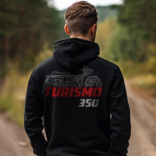MV Agusta 350 Turismo 1970 - 1971 Inspired Hoodie - Motorcycle Sweatshirt for Riders