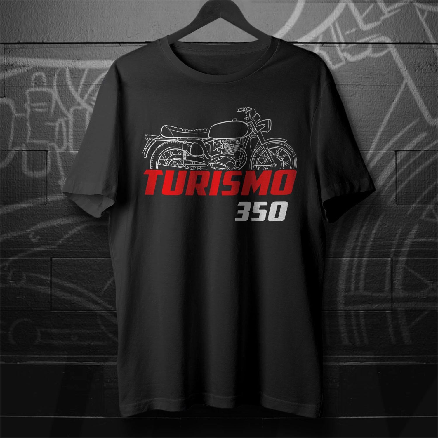 MV Agusta 350 Turismo 1970 - 1971 Inspired T-Shirt - Motorcycle Tee Shirt for Riders
