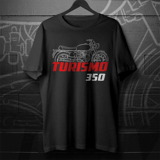 MV Agusta 350 Turismo 1970 - 1971 Inspired T-Shirt - Motorcycle Tee Shirt for Riders