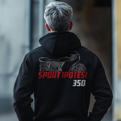 MV Agusta 350 Sport Ipotesi 1975 - 1977 Inspired Hoodie - Motorcycle Sweatshirt for Riders