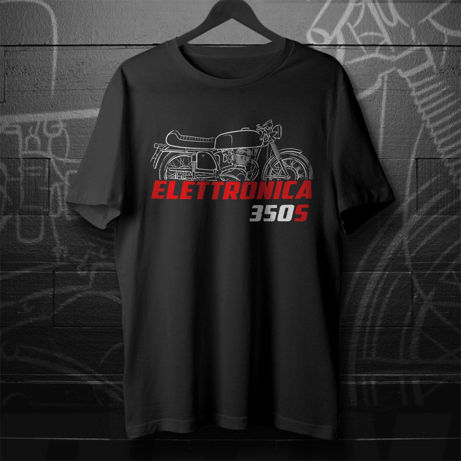 MV Agusta 350 S Elettronica 1972 - 1974 Inspired T-Shirt - Motorcycle Tee Shirt for Riders
