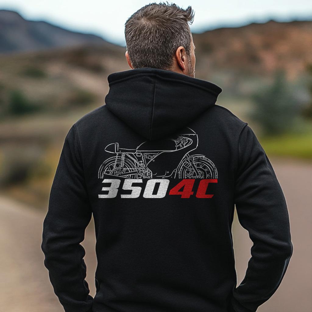 MV Agusta 350 4C Inspired Hoodie - Motorcycle Sweatshirt for Riders