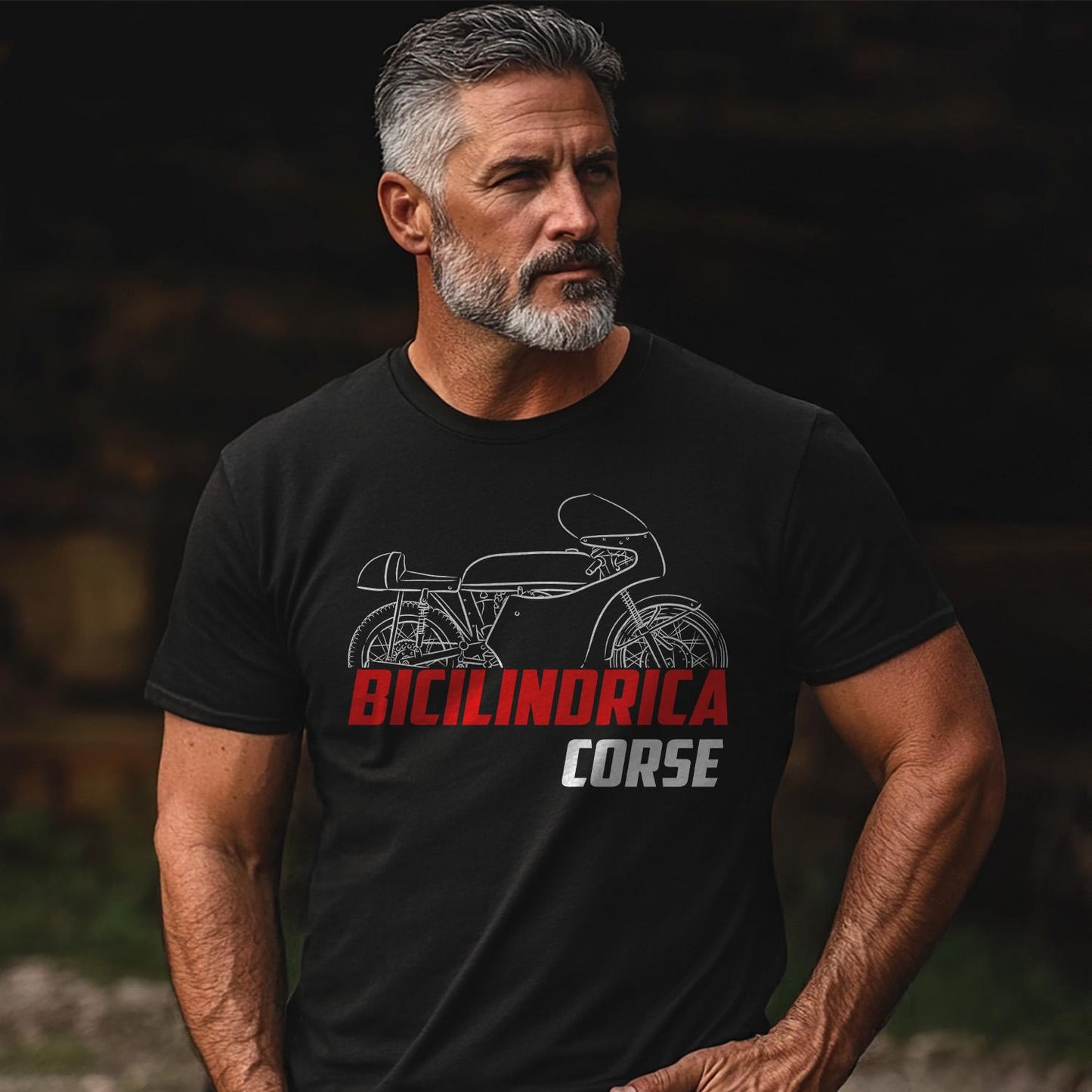 MV Agusta Corse 250 Bicilindrica 1959 - 1966 Inspired T-Shirt - Motorcycle Tee Shirt for Riders