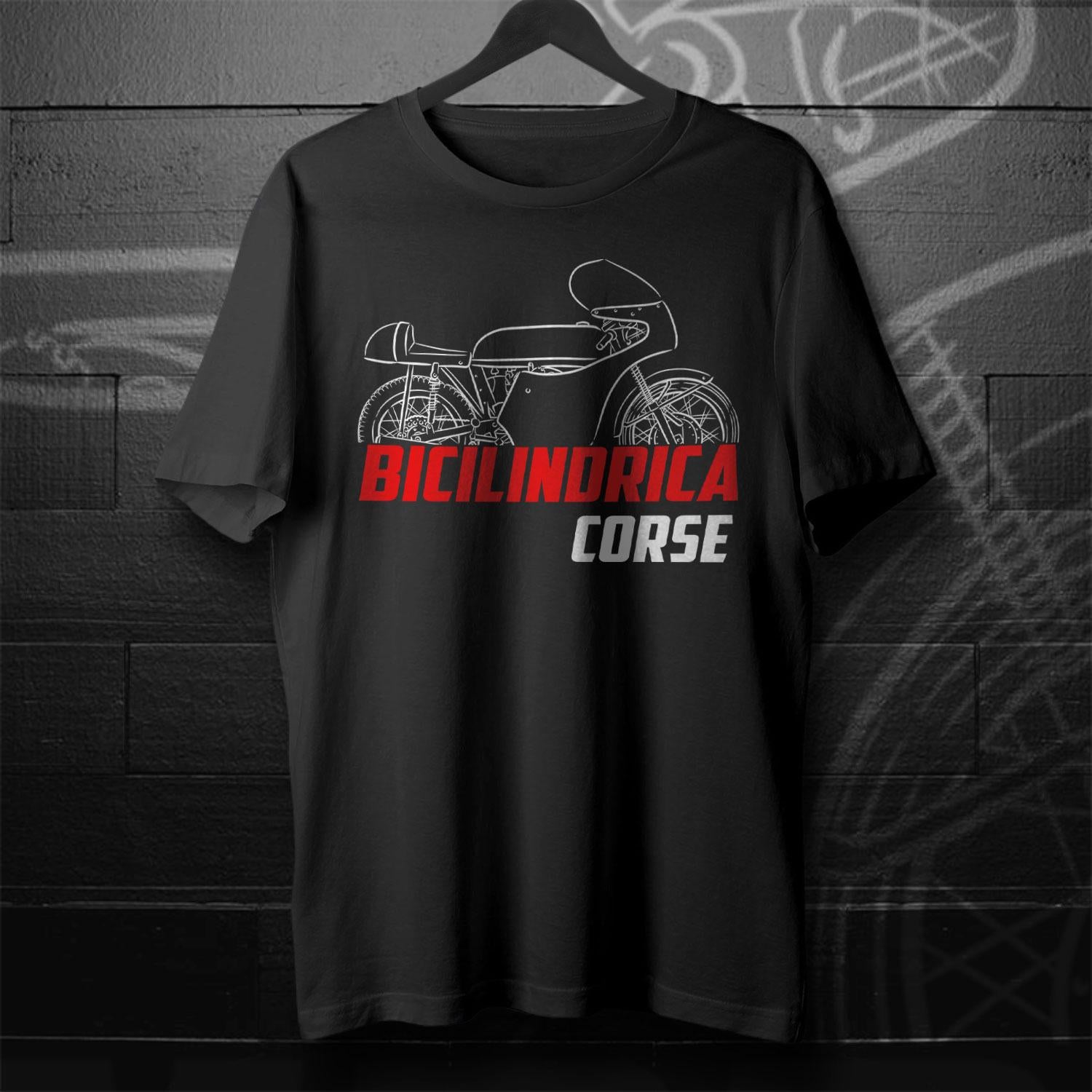 MV Agusta Corse 250 Bicilindrica 1959 - 1966 Inspired T-Shirt - Motorcycle Tee Shirt for Riders