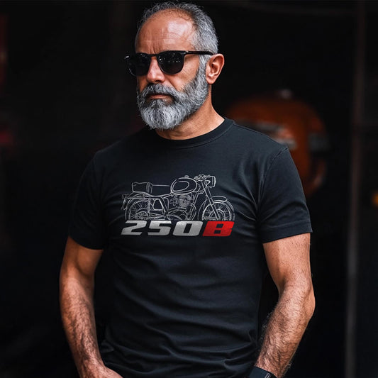MV Agusta 250B 1968 - 1971 Inspired T-Shirt - Motorcycle Tee Shirt for Riders
