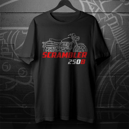 MV Agusta 250B Scrambler 1969 - 1971 Inspired T-Shirt - Motorcycle Tee Shirt for Riders
