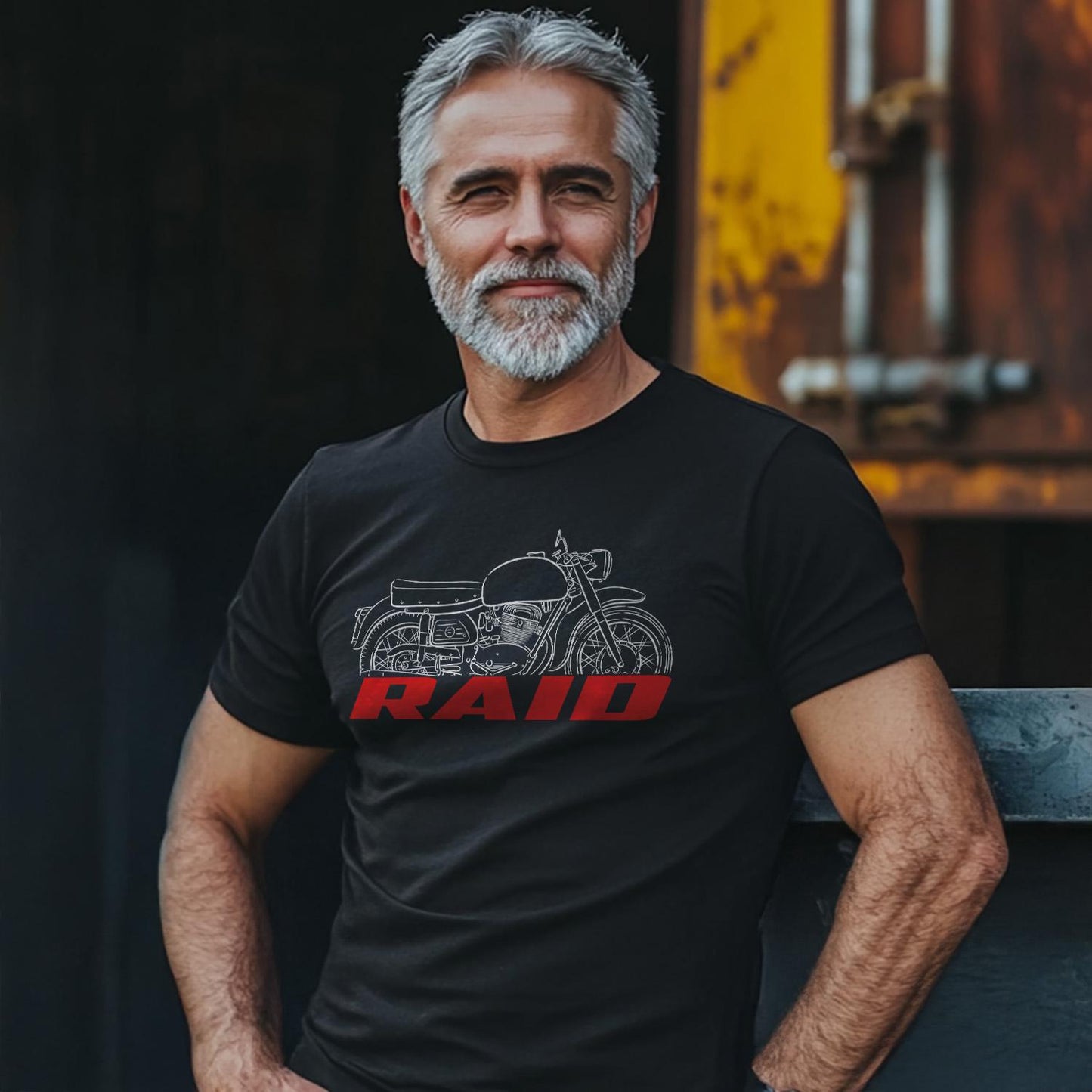 MV Agusta 250 Raid 1957 - 1961 Inspired T-Shirt - Motorcycle Tee Shirt for Riders