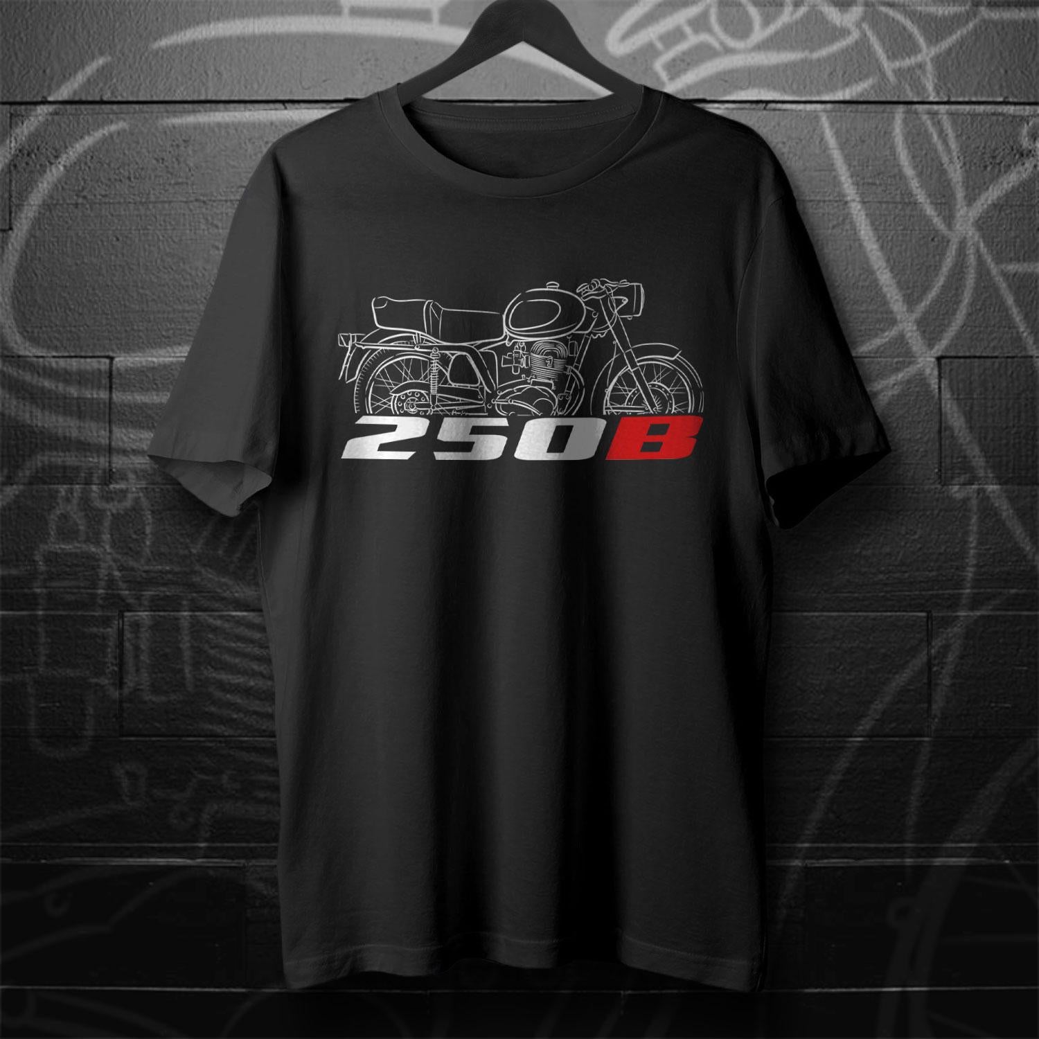 MV Agusta 250B 1968 - 1971 Inspired T-Shirt - Motorcycle Tee Shirt for Riders