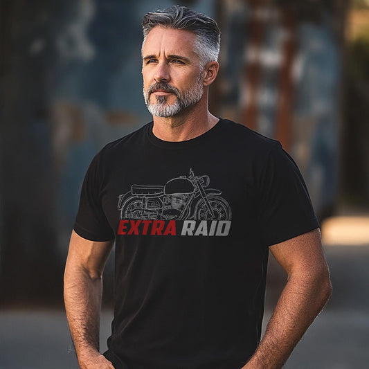 MV Agusta 250 Extra Raid 1957 - 1961 Inspired T-Shirt - Motorcycle Tee Shirt for Riders