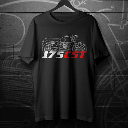 MV Agusta 175 CST 1953 - 1957 Inspired T-Shirt - Motorcycle Tee Shirt for Riders