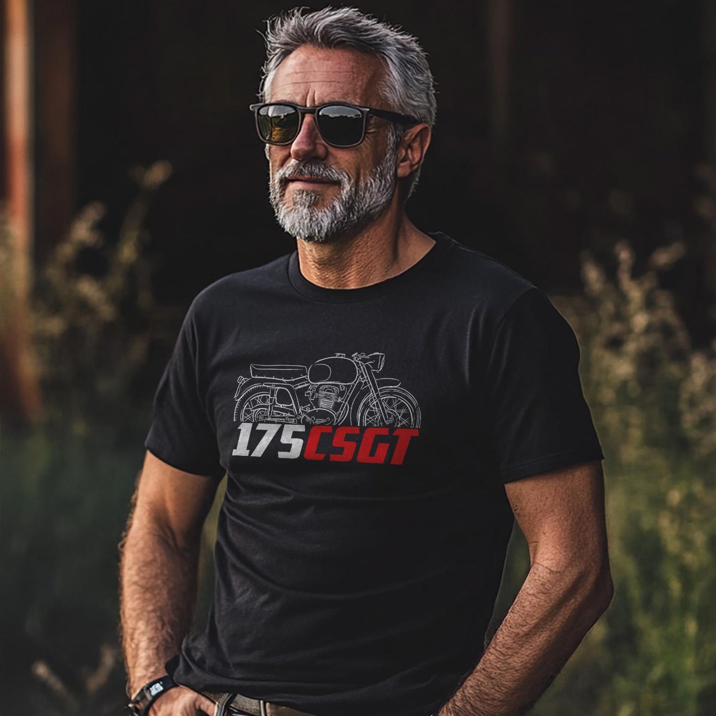 MV Agusta 175 CSGT 1957 Inspired T-Shirt - Motorcycle Tee Shirt for Riders