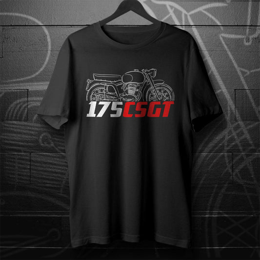 MV Agusta 175 CSGT 1957 Inspired T-Shirt - Motorcycle Tee Shirt for Riders