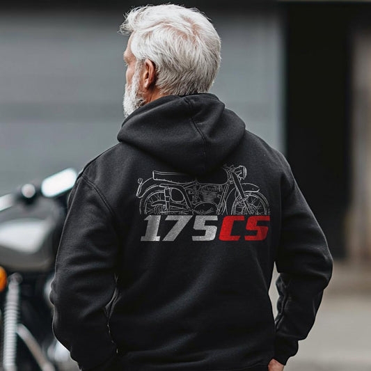 MV Agusta 175 CS 1954 - 1956 Inspired Hoodie - Motorcycle Sweatshirt for Riders