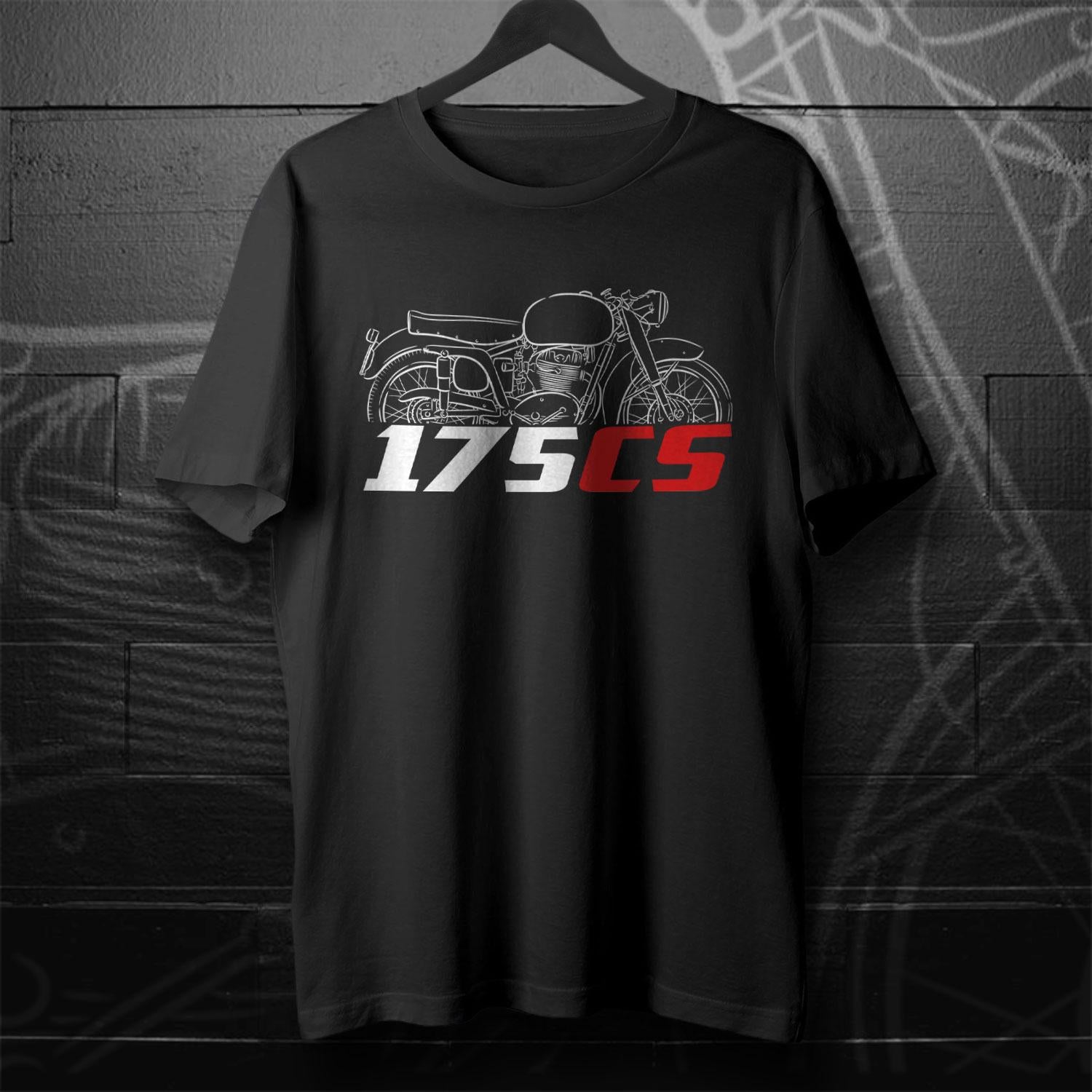 MV Agusta 175 CS 1954 - 1956 Inspired T-Shirt - Motorcycle Tee Shirt for Riders