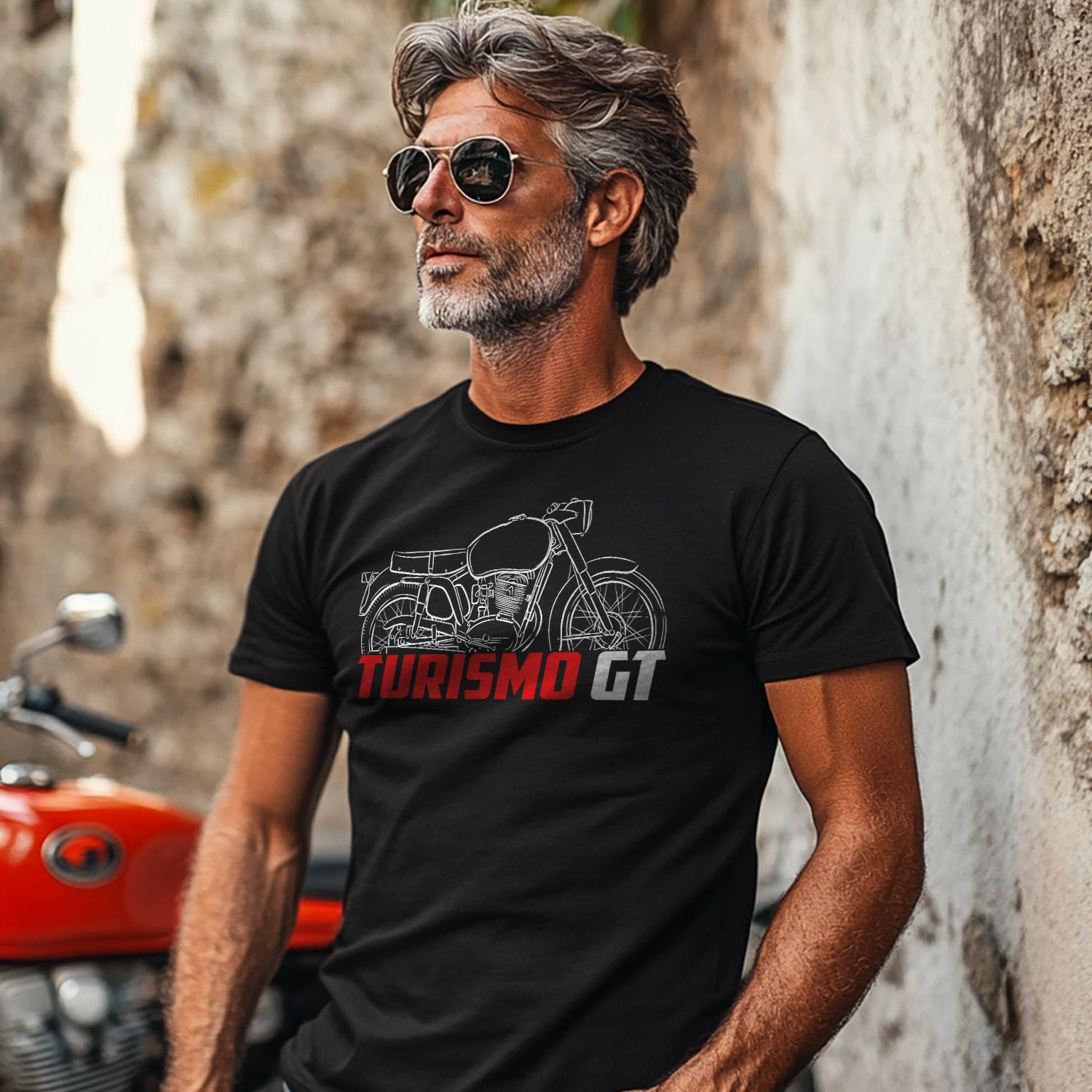 MV Agusta 150 Turismo GT 1959 - 1969 Inspired T-Shirt - Motorcycle Tee Shirt for Riders