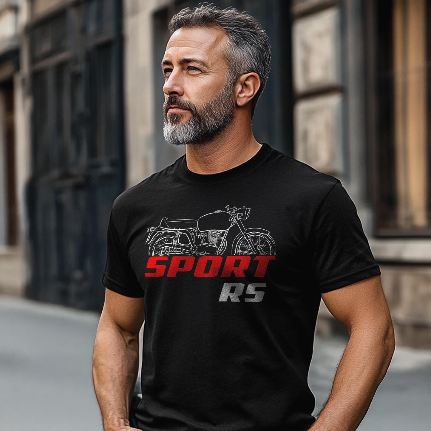 MV Agusta 150 Sport RS 1959 - 1969 Inspired T-Shirt - Motorcycle Tee Shirt for Riders