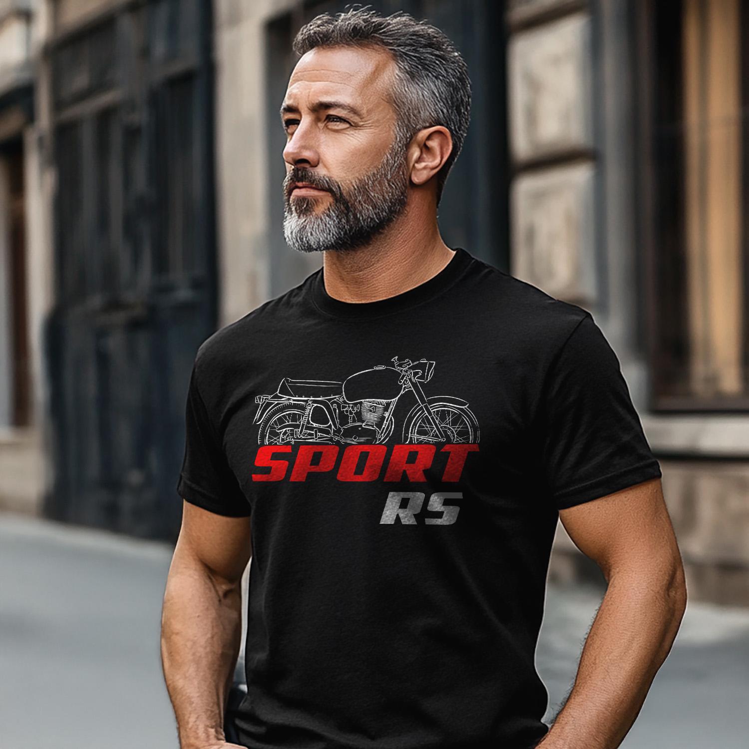 MV Agusta 150 Sport RS 1959 - 1969 Inspired T-Shirt - Motorcycle Tee Shirt for Riders