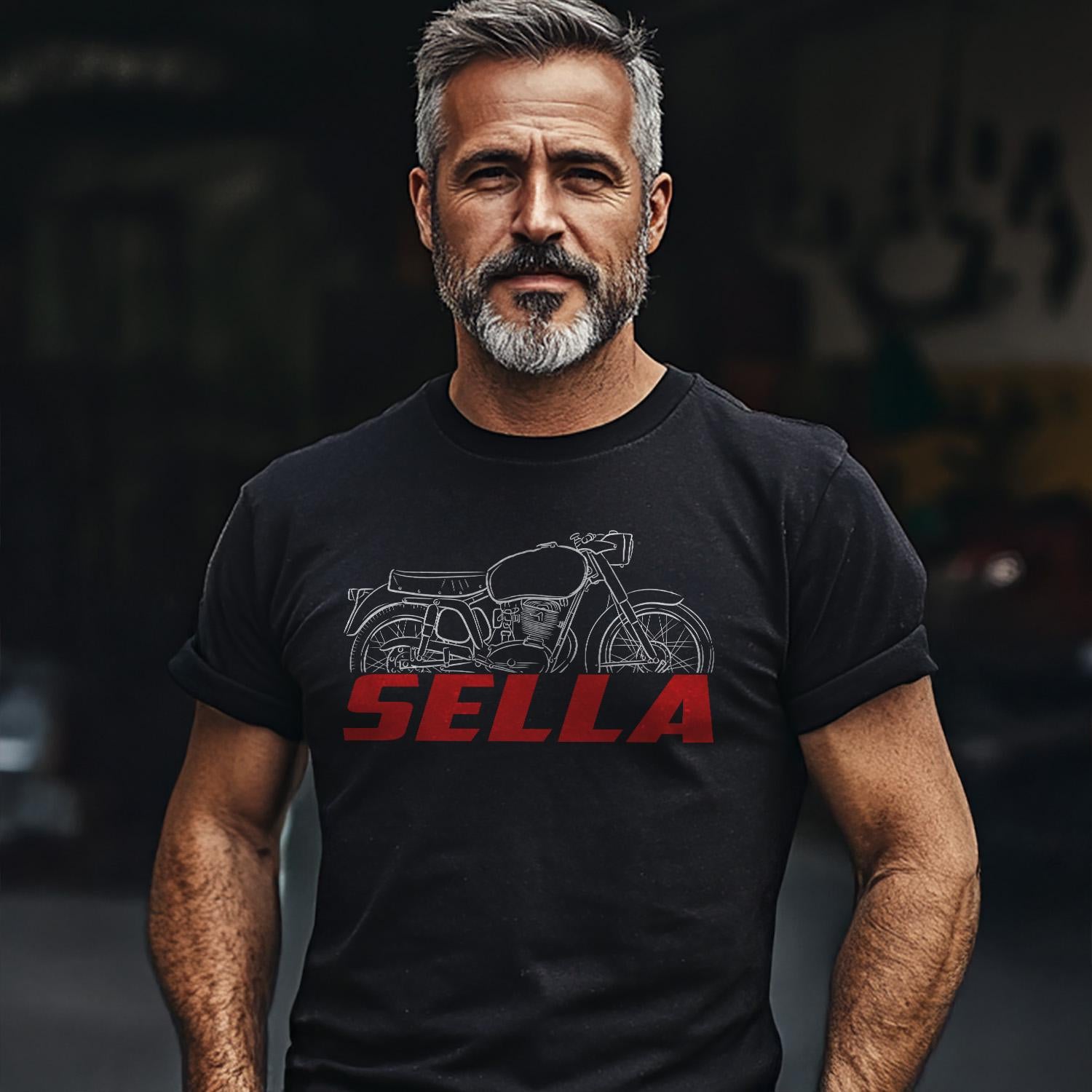 MV Agusta 150 Sella 1964 - 1967 Inspired T-Shirt - Motorcycle Tee Shirt for Riders