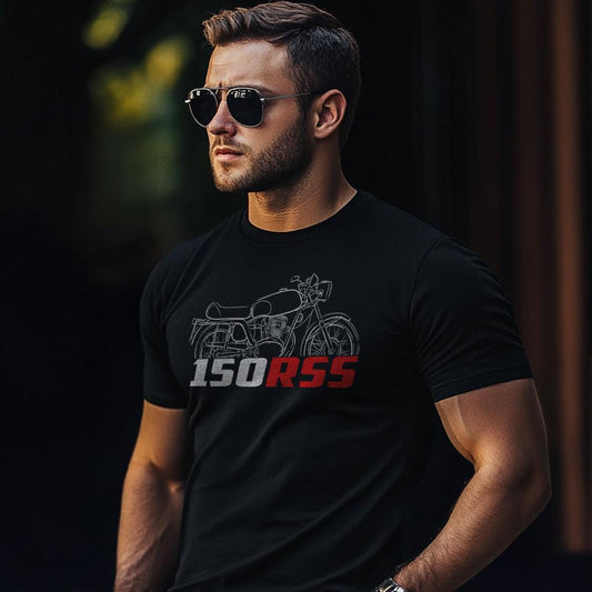 MV Agusta 150 RSS 1970 - 1973 Inspired T-Shirt - Motorcycle Tee Shirt for Riders