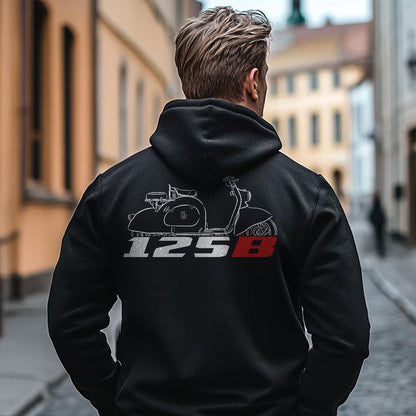 MV Agusta 125 B Inspired Hoodie - Motorcycle Sweatshirt for Riders