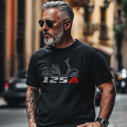 MV Agusta 125 A Inspired T-Shirt - Motorcycle Tee Shirt for Riders