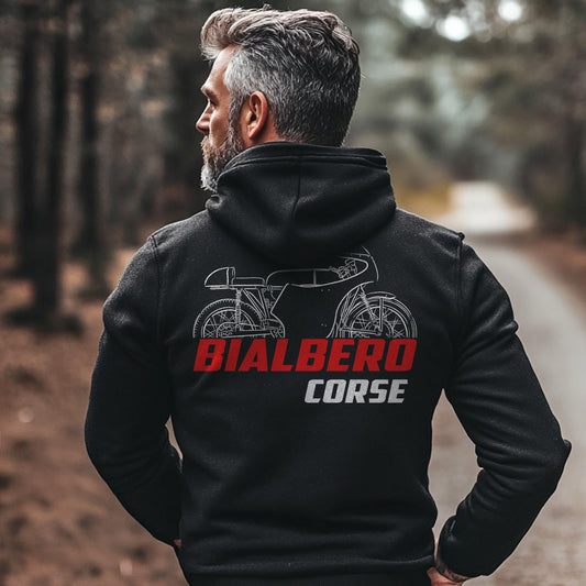 MV Agusta Corse 125 Bialbero Inspired Hoodie - Motorcycle Sweatshirt for Riders