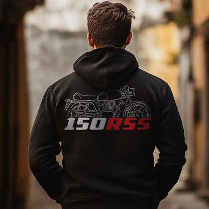MV Agusta 150 RSS 1970 - 1973 Inspired Hoodie - Motorcycle Sweatshirt for Riders