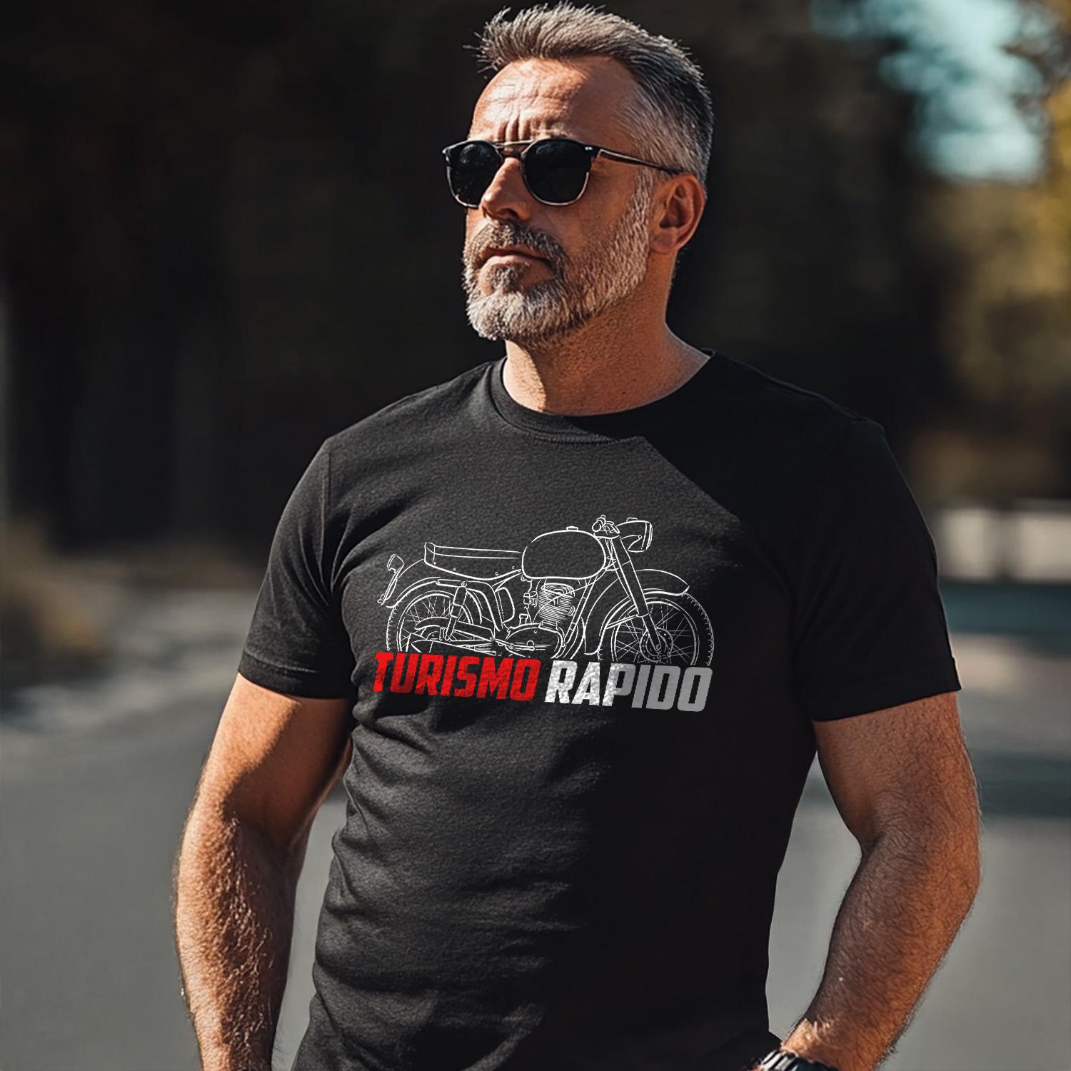 MV Agusta 125 Turismo Rapido 1955 - 1957 Inspired T-Shirt - Motorcycle Tee Shirt for Riders