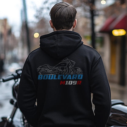 Suzuki Boulevard M109R & M109R2 Inspired Hoodie - Motorcycle Sweatshirt for Riders