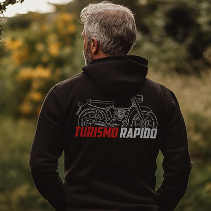 MV Agusta 125 Turismo Rapido 1955 - 1957 Inspired Hoodie - Motorcycle Sweatshirt for Riders