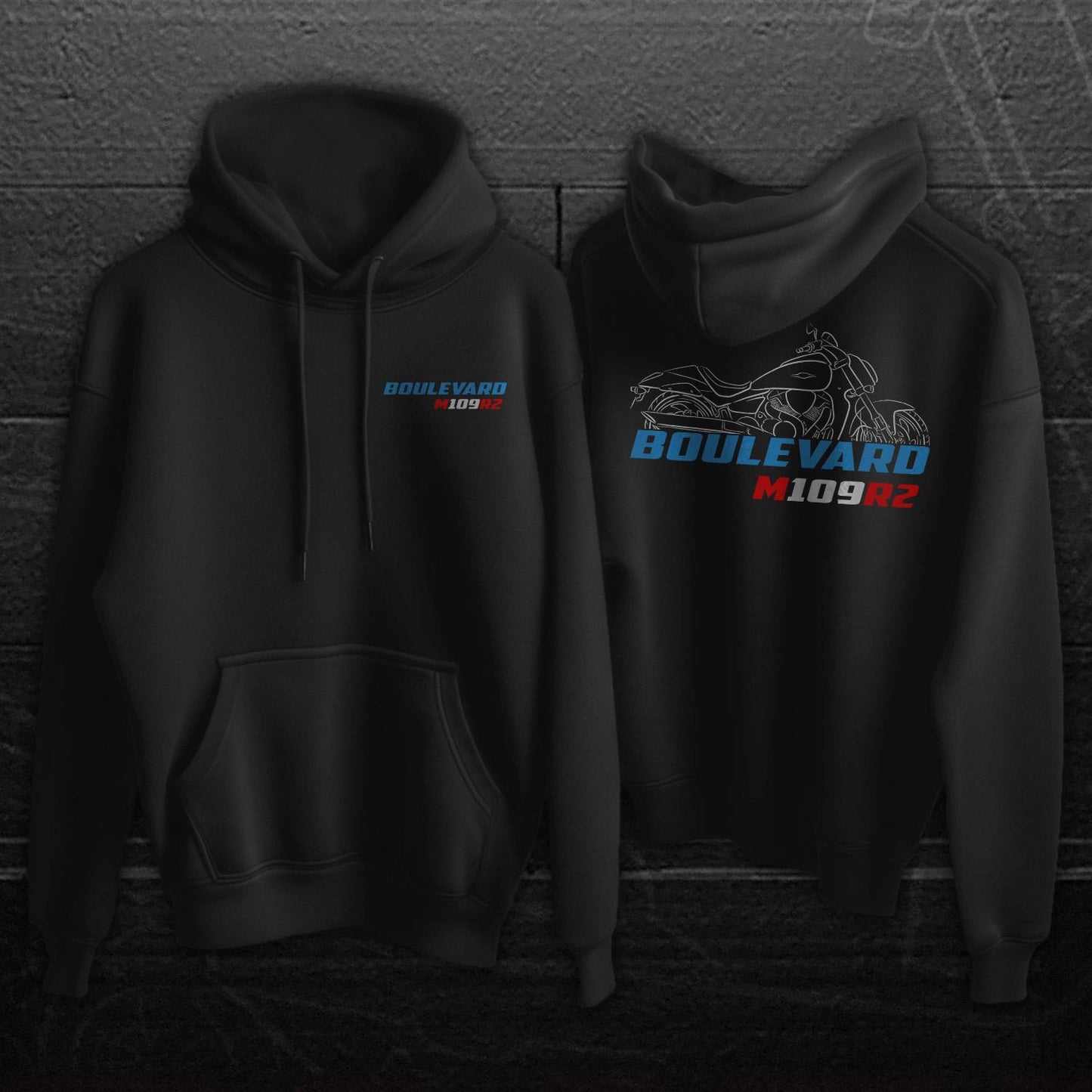 Suzuki Boulevard M109R & M109R2 Inspired Hoodie - Motorcycle Sweatshirt for Riders