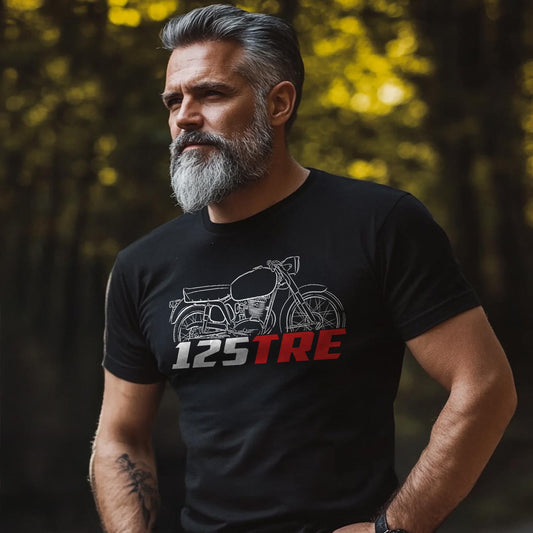 MV Agusta 125 TRE 1958 - 1960 Inspired T-Shirt - Motorcycle Tee Shirt for Riders