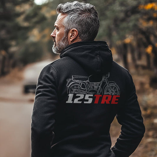 MV Agusta 125 TRE 1958 - 1960 Inspired Hoodie - Motorcycle Sweatshirt for Riders