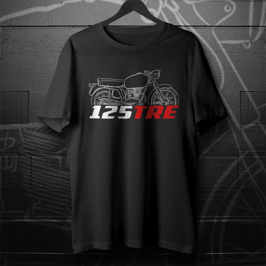 MV Agusta 125 TRE 1958 - 1960 Inspired T-Shirt - Motorcycle Tee Shirt for Riders