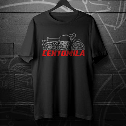 MV Agusta 125 TRA Centomila 1959 - 1963 Inspired T-Shirt - Motorcycle Tee Shirt for Riders