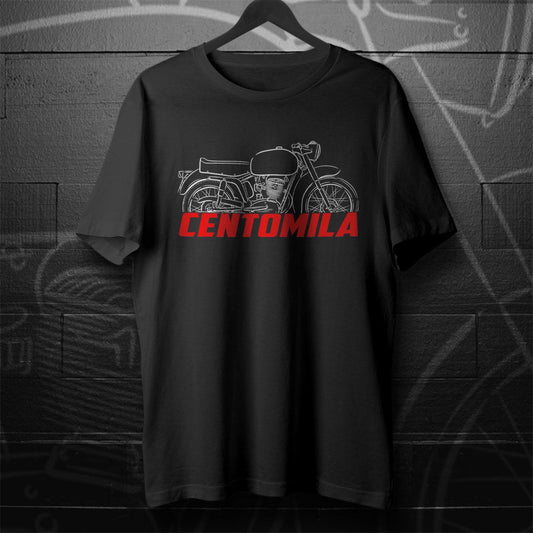 MV Agusta 125 TRA Centomila 1959 - 1963 Inspired T-Shirt - Motorcycle Tee Shirt for Riders