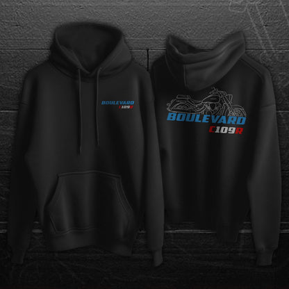 Suzuki Boulevard C109R & C109RT Inspired Hoodie - Motorcycle Sweatshirt for Riders