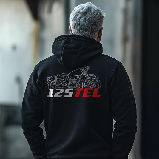 MV Agusta 125 TEL Inspired Hoodie - Motorcycle Sweatshirt for Riders