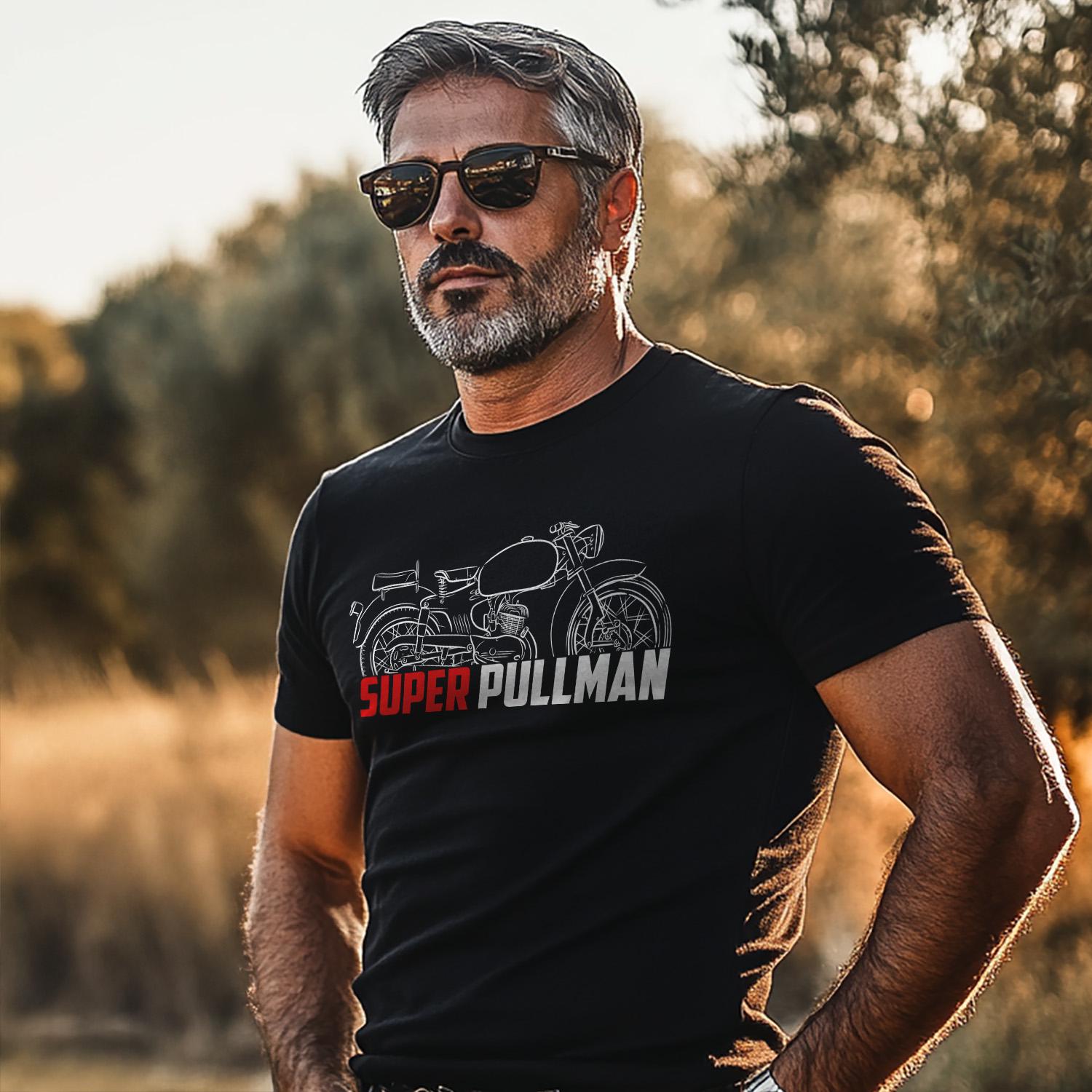 MV Agusta 125 Super Pullman 1957-1958 Inspired T-Shirt - Motorcycle Tee Shirt for Riders