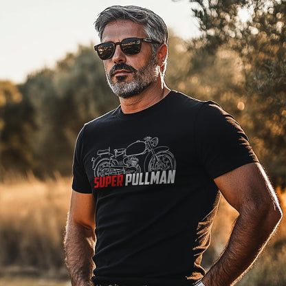 MV Agusta 125 Super Pullman 1957-1958 Inspired T-Shirt - Motorcycle Tee Shirt for Riders